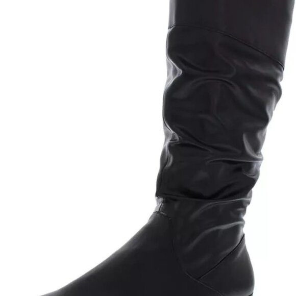 Style & Co. Women's Kelimae Scrunched Boots, Black Size 7 - Picture 2 of 3